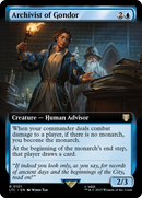 Archivist of Gondor (Extended Art) (LTC-101)  - Tales of Middle-earth Commander: (Extended Art)