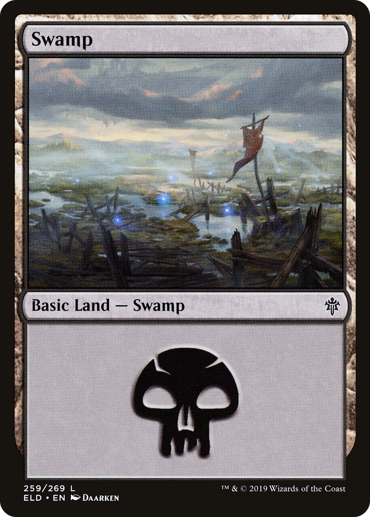 Swamp (ELD-259)  Foil - Throne of Eldraine