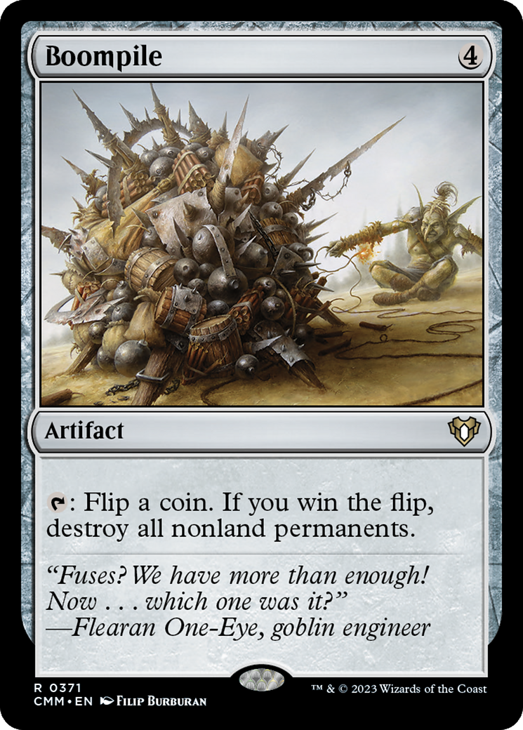 Boompile (CMM-371)  Foil - Commander Masters