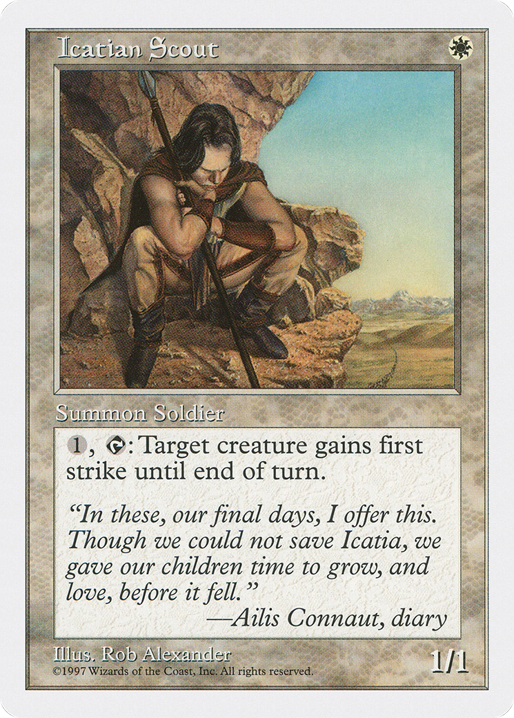 Icatian Scout (5ED-)  - Fifth Edition