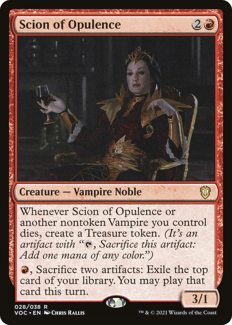 Scion of Opulence (VOC-028)  - Crimson Vow Commander