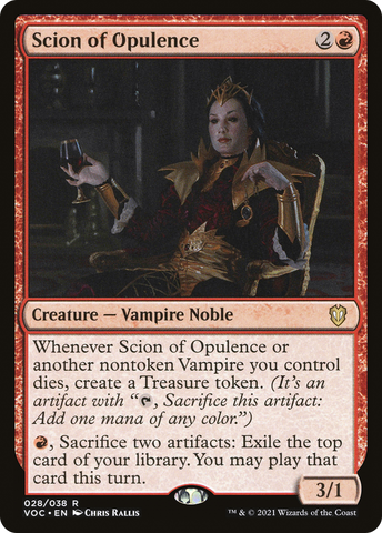 Scion of Opulence (VOC-028)  - Crimson Vow Commander