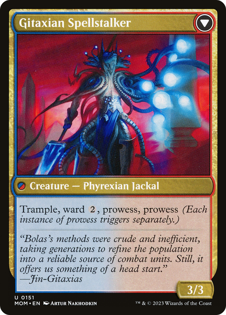 Khenra Spellspear (MOM-151)  Foil - March of the Machine