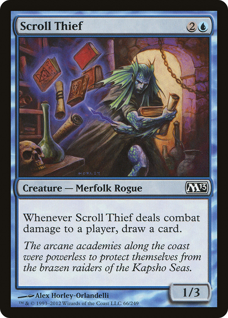 Scroll Thief (M13-066)  Foil - Magic 2013