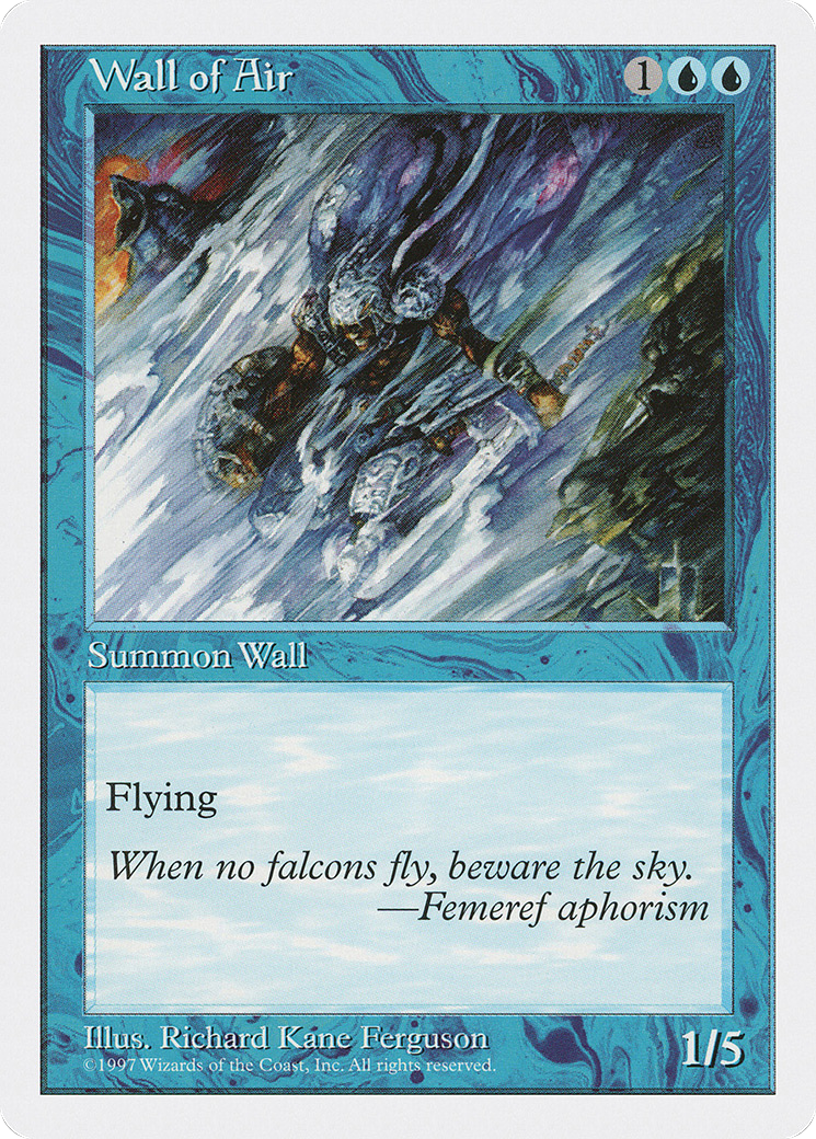 Wall of Air (5ED-)  - Fifth Edition