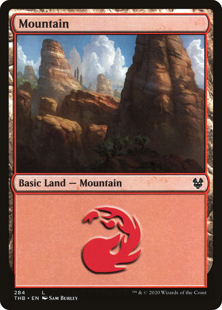Mountain (284) (THB-284)  Foil - Theros Beyond Death