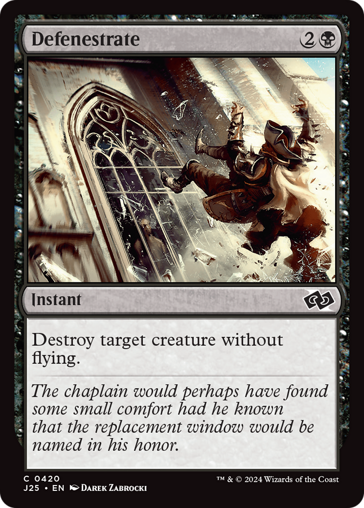 Defenestrate (J25-420)  - Foundations Jumpstart