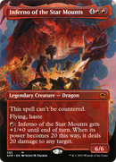 Inferno of the Star Mounts (Borderless) (AFR-293)  Foil - Adventures in the Forgotten Realms