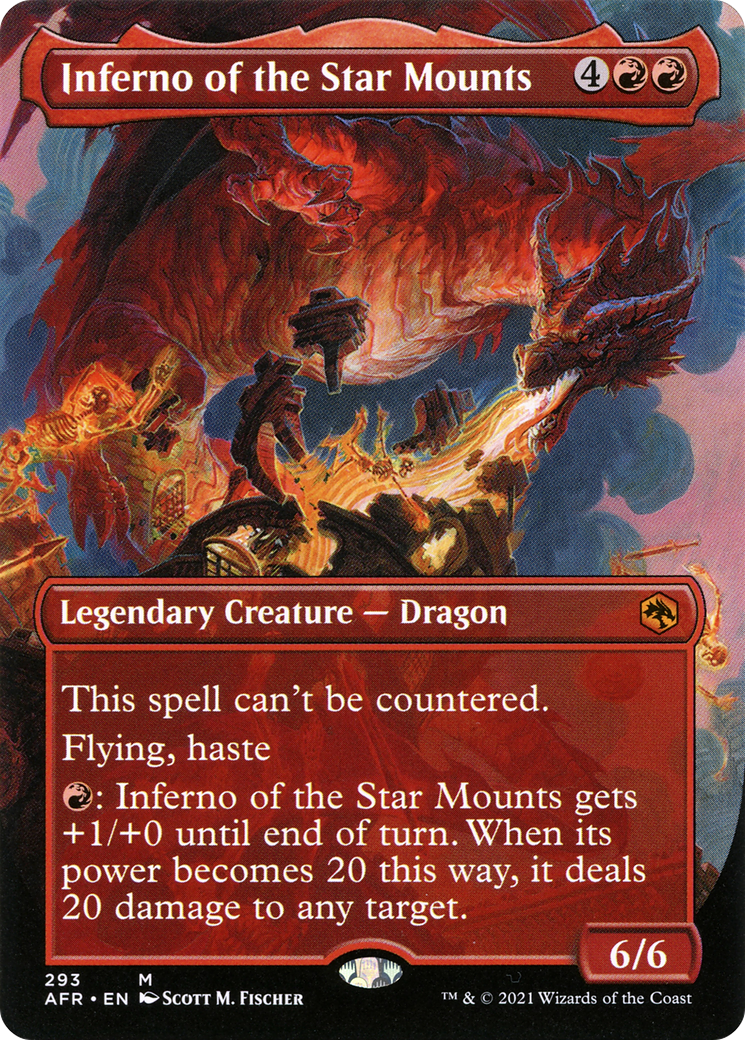 Inferno of the Star Mounts (Borderless) (AFR-293)  - Adventures in the Forgotten Realms