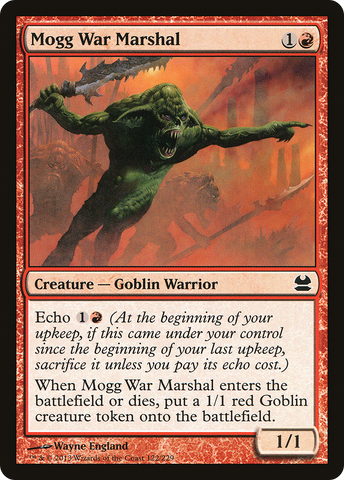 Mogg War Marshal (MMA-122)  Foil - Modern Masters