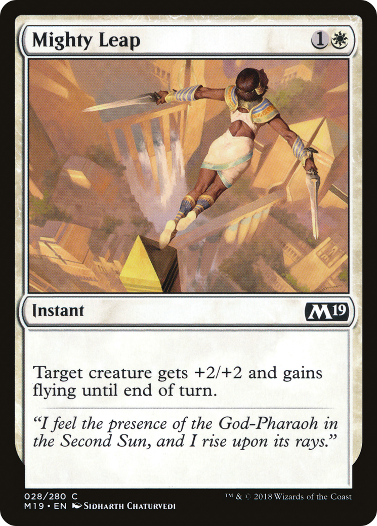Mighty Leap (M19-028)  Foil - Core Set 2019