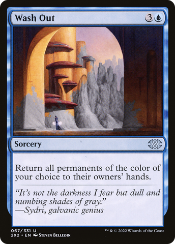 Wash Out (2X2-067)  Foil - Double Masters 2022