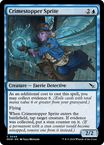 Crimestopper Sprite (MKM-049)  Foil - Murders at Karlov Manor