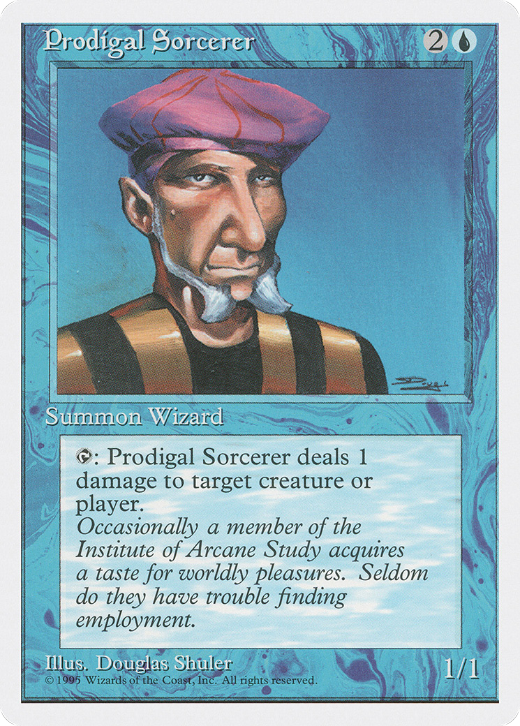 Prodigal Sorcerer (4ED-)  - Fourth Edition