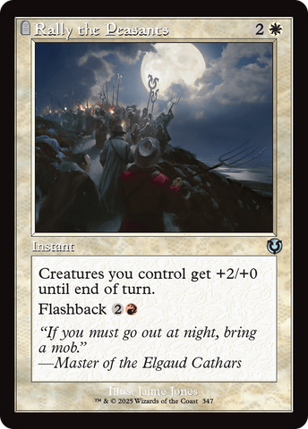 Rally the Peasants (Retro Frame) (INR-347)  - Innistrad Remastered