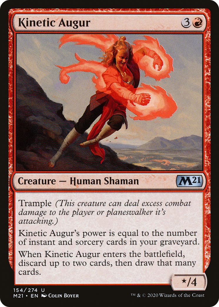 Kinetic Augur (M21-154)  Foil - Core Set 2021