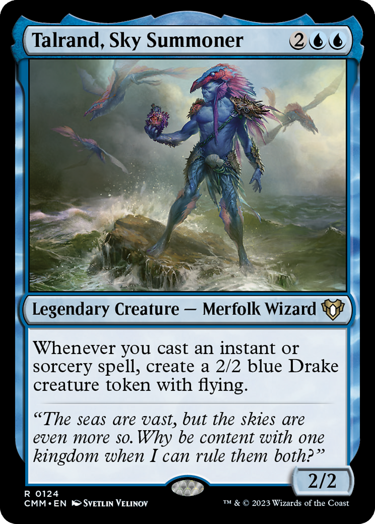 Talrand, Sky Summoner (CMM-124)  - Commander Masters