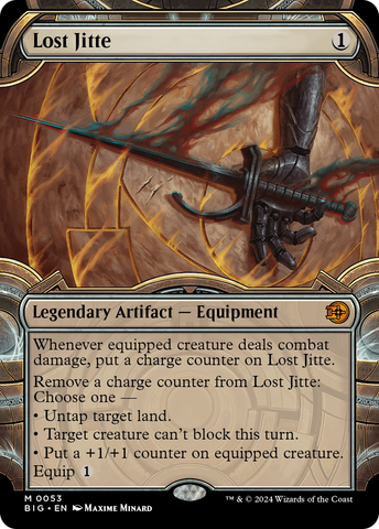 Lost Jitte (Showcase) (BIG-053)  Foil - The Big Score: (Showcase)