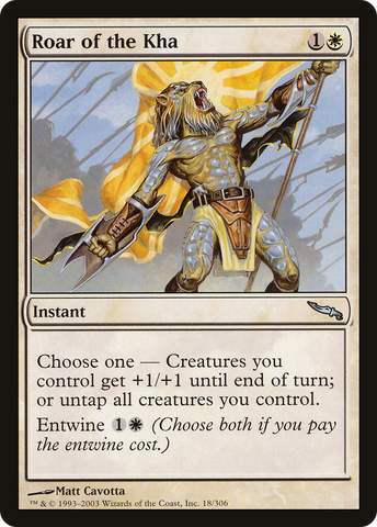 Roar of the Kha (MRD-018)  Foil - Mirrodin