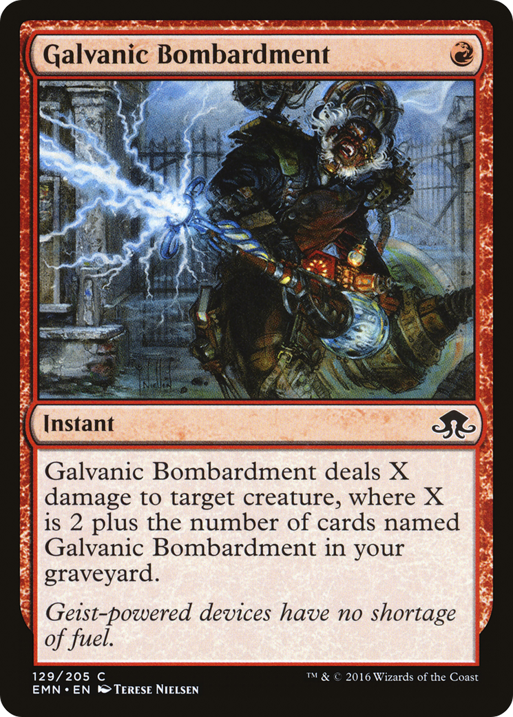 Galvanic Bombardment (EMN-129)  Foil - Eldritch Moon
