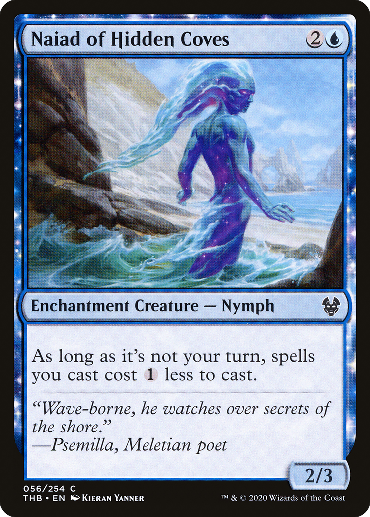 Naiad of Hidden Coves (THB-056)  - Theros Beyond Death: (enchantment)