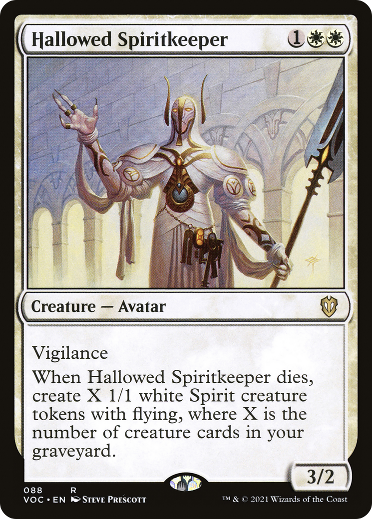 Hallowed Spiritkeeper (VOC-088)  - Crimson Vow Commander