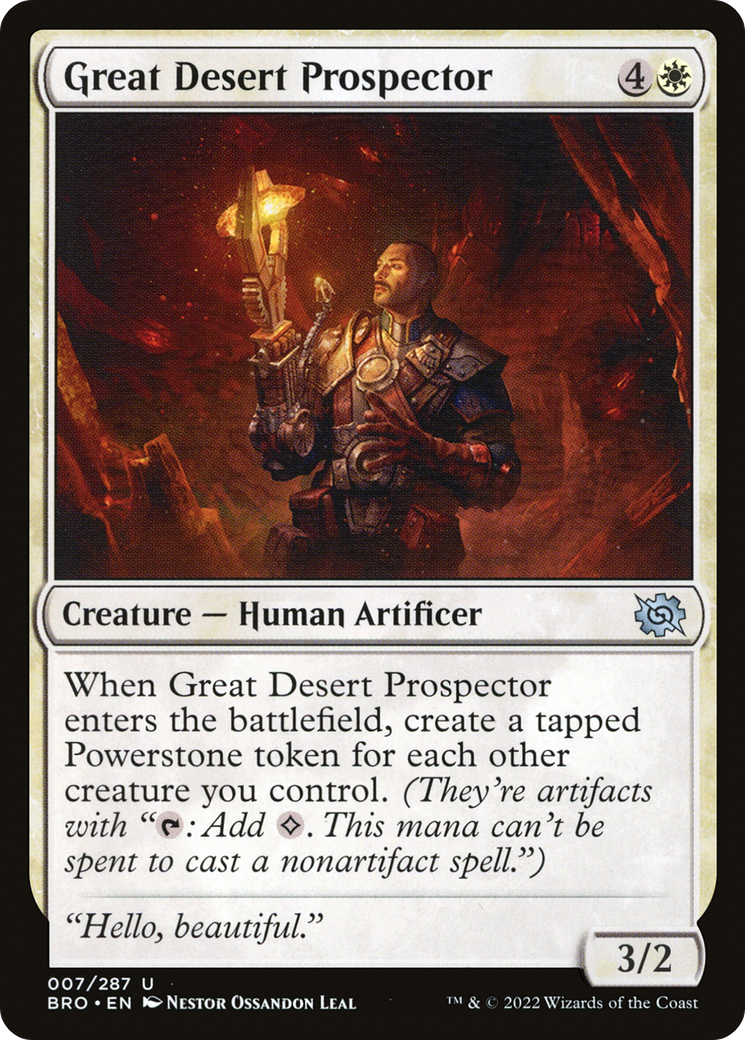 Great Desert Prospector (BRO-007)  - The Brothers' War