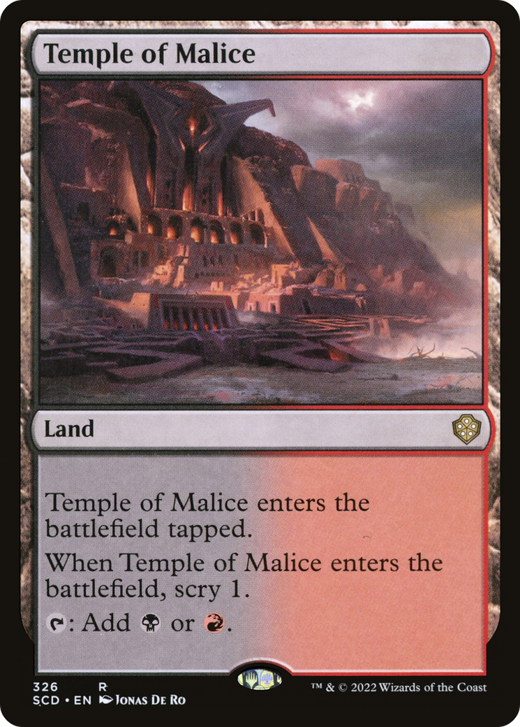 Temple of Malice (SCD-326)  - Starter Commander Decks