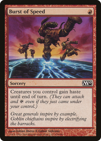 Burst of Speed (M10-129)  - Magic 2010
