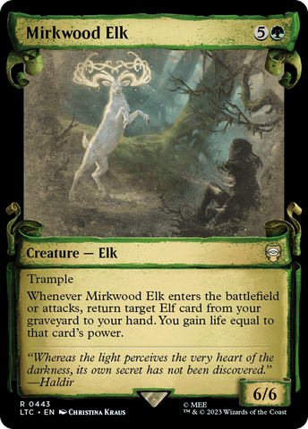 Mirkwood Elk (Showcase Scrolls) (LTC-443) - Tales of Middle-earth Commander: (Showcase)