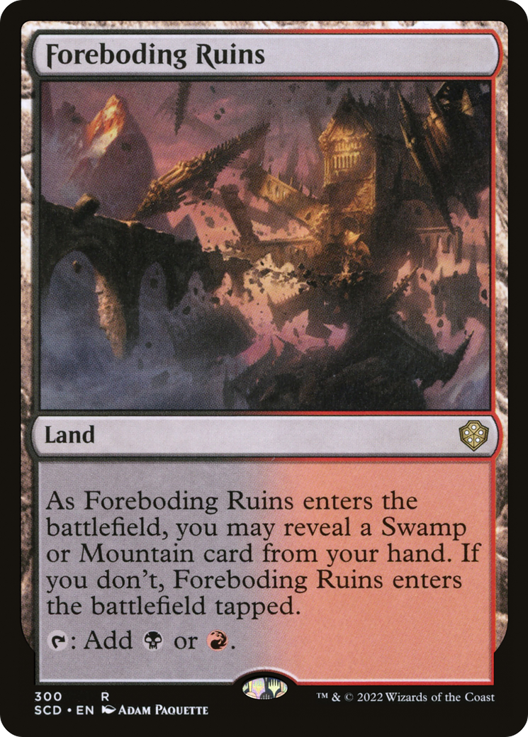Foreboding Ruins (SCD-300)  - Starter Commander Decks