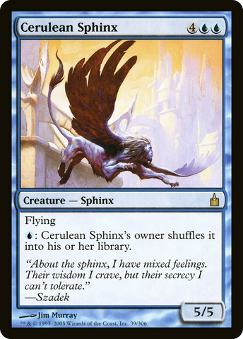 Cerulean Sphinx (RAV-039)  Foil - Ravnica: City of Guilds
