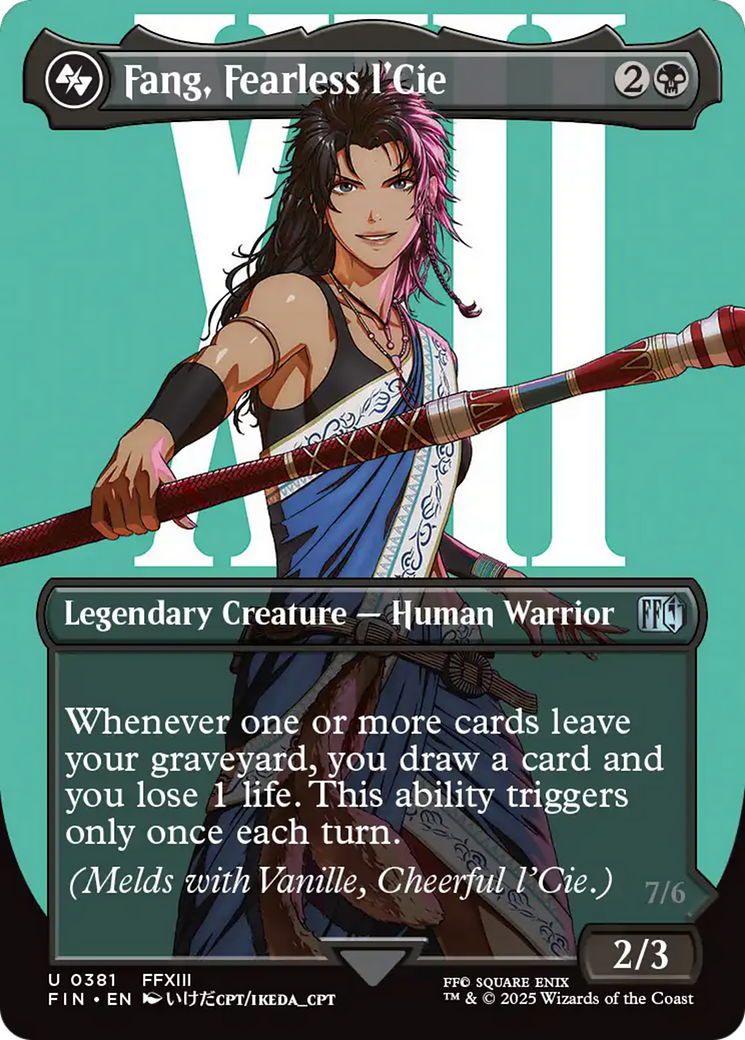 Fang, Fearless l'Cie (Borderless) (FIN-381)  Foil - FINAL FANTASY