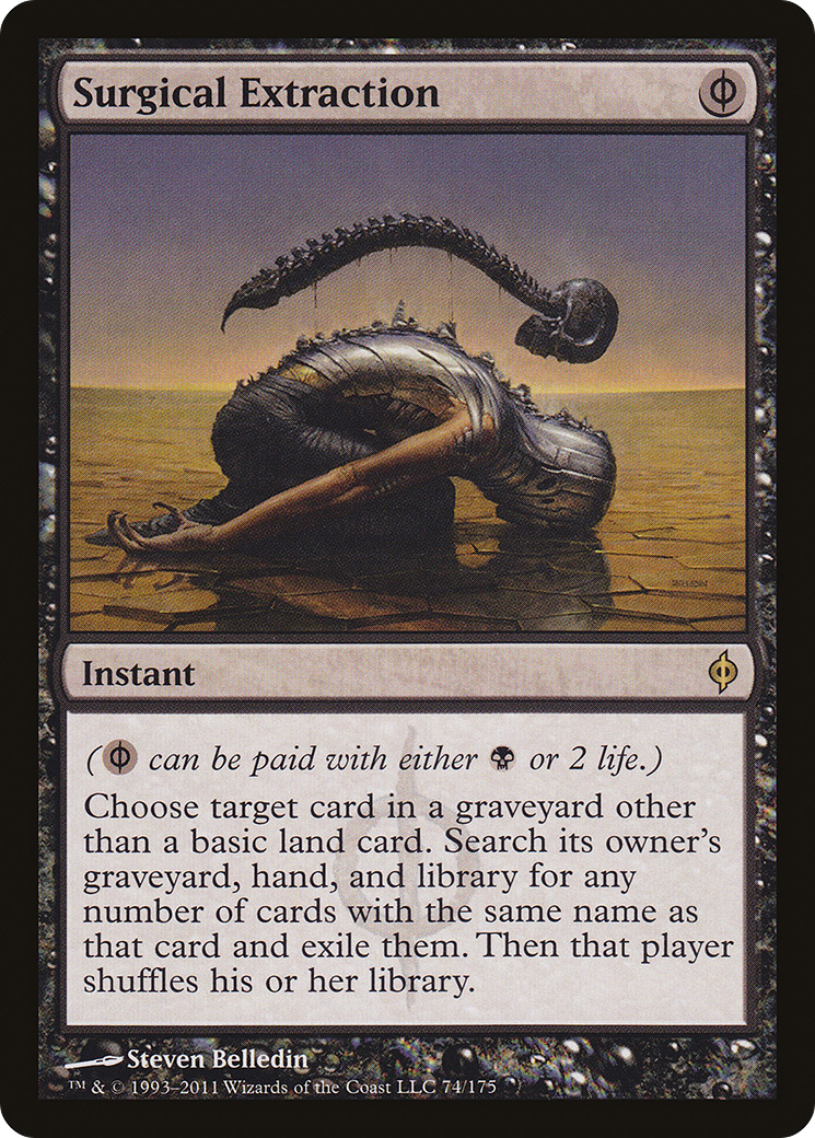Surgical Extraction (NPH-074)  Foil - New Phyrexia