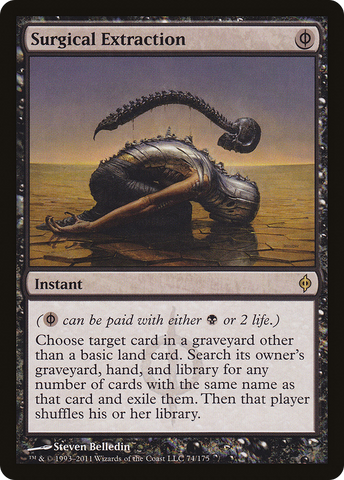 Surgical Extraction (NPH-074)  Foil - New Phyrexia