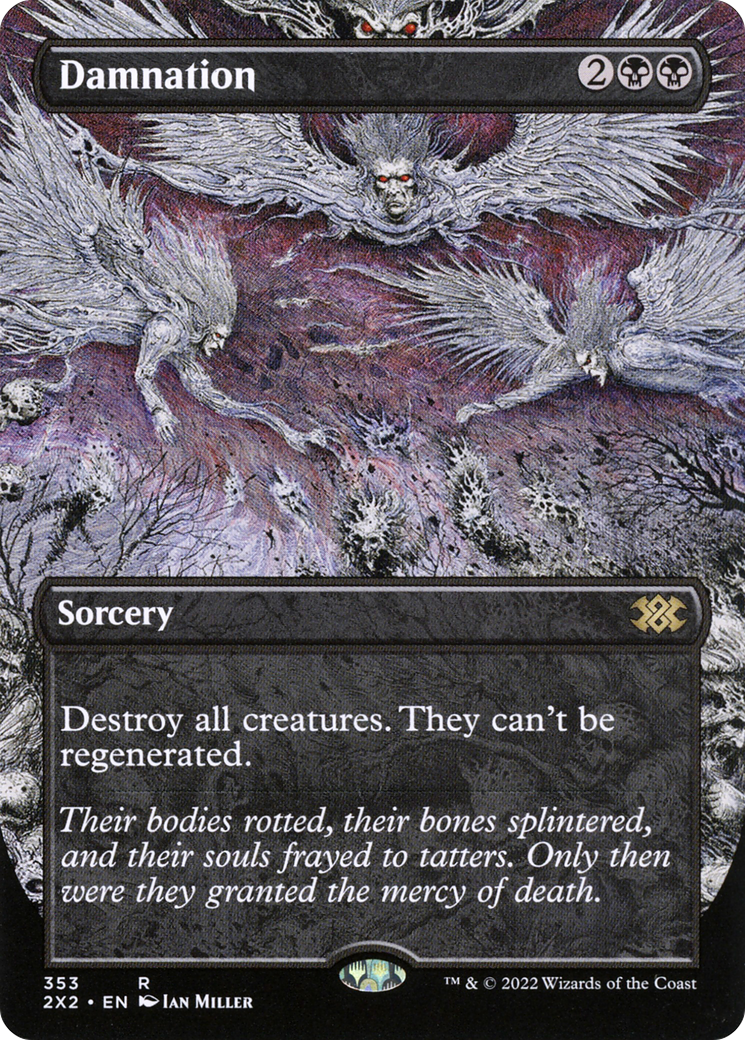 Damnation (Borderless) (2X2-353)  - Double Masters 2022
