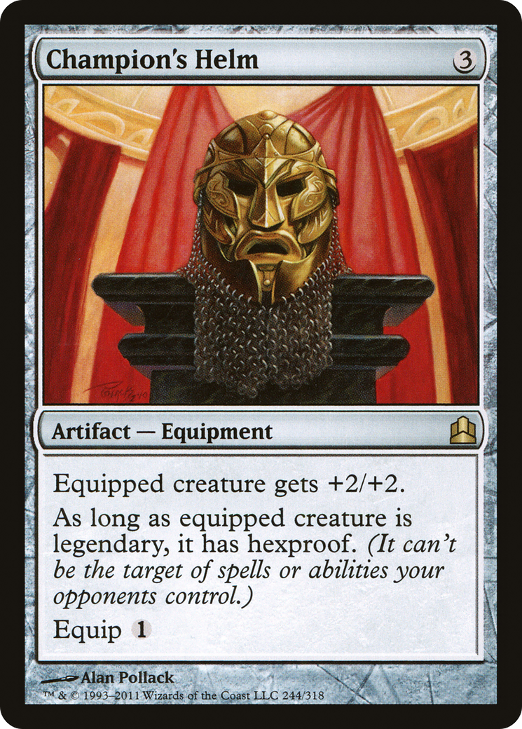 Champion's Helm (CMD-244)  - Commander 2011