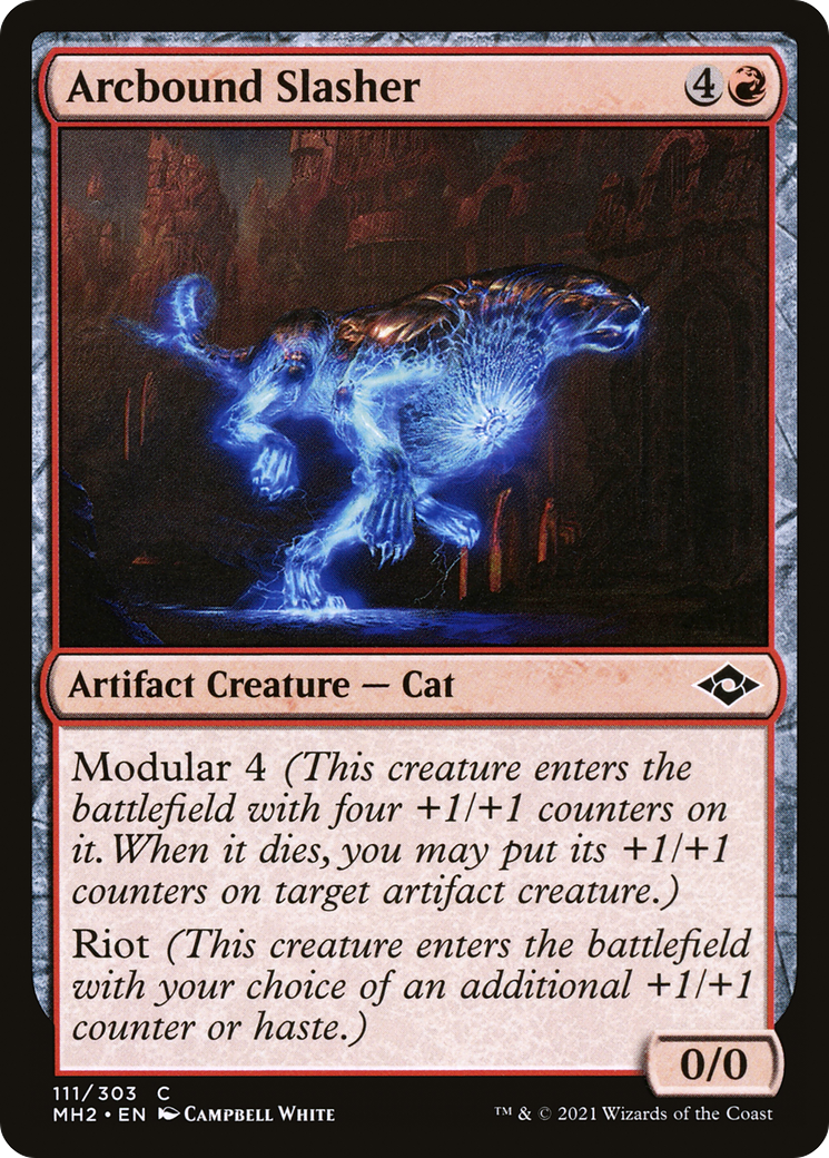 Arcbound Slasher (MH2-111)  Foil - Modern Horizons 2