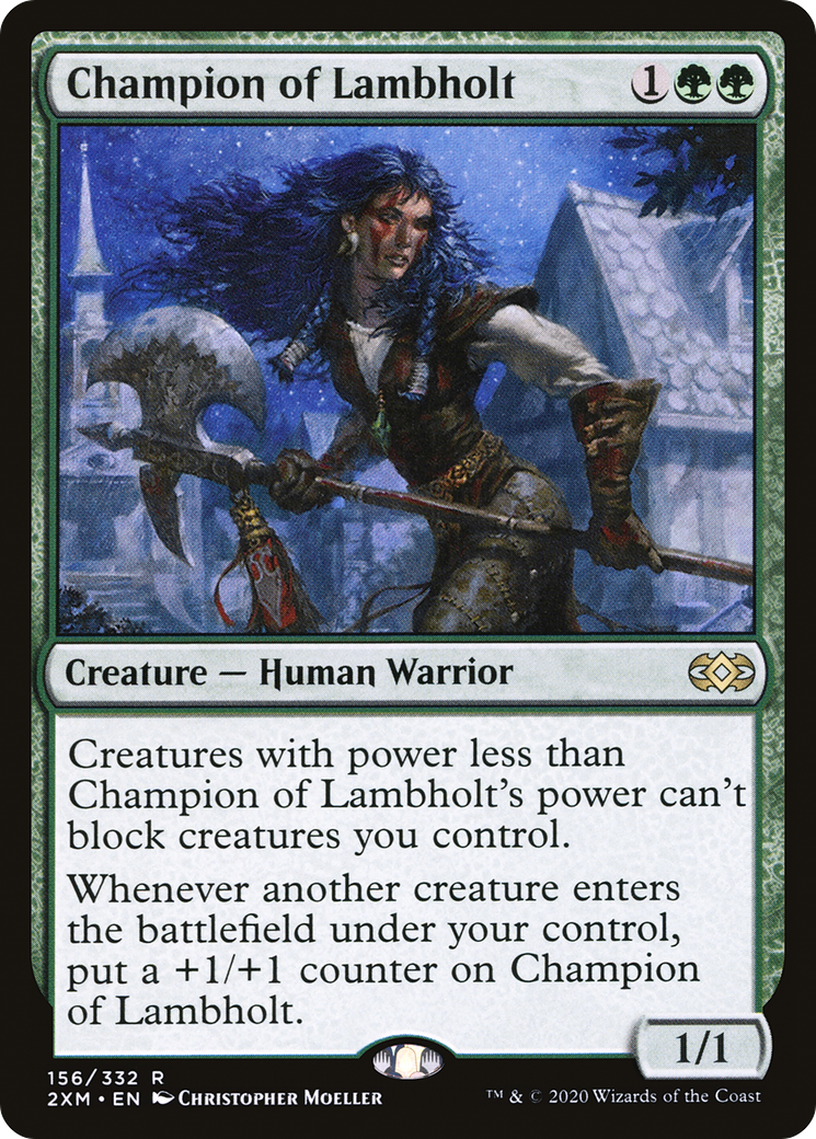 Champion of Lambholt (2XM-156)  Foil - Double Masters