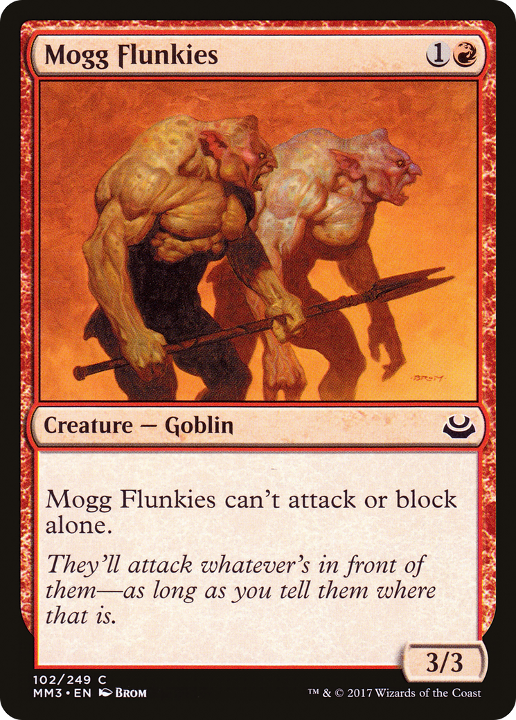 Mogg Flunkies (MM3-102)  Foil - Modern Masters 2017