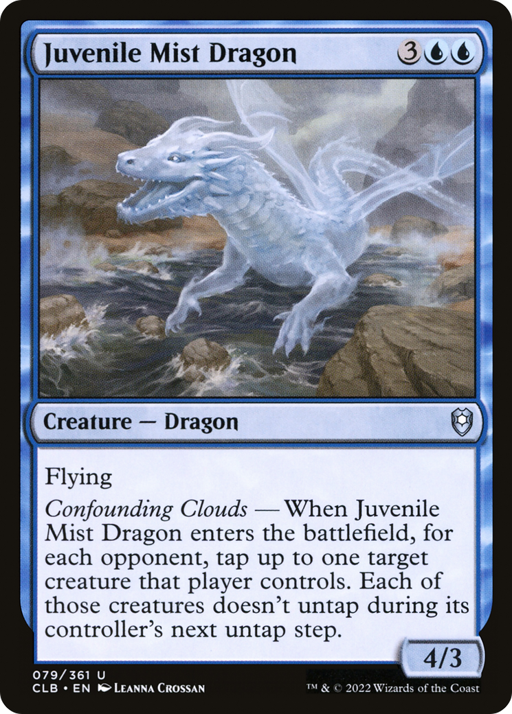 Juvenile Mist Dragon (CLB-079)  - Commander Legends: Battle for Baldur's Gate