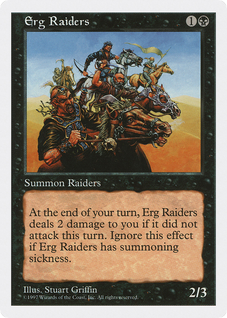 Erg Raiders (5ED-)  - Fifth Edition