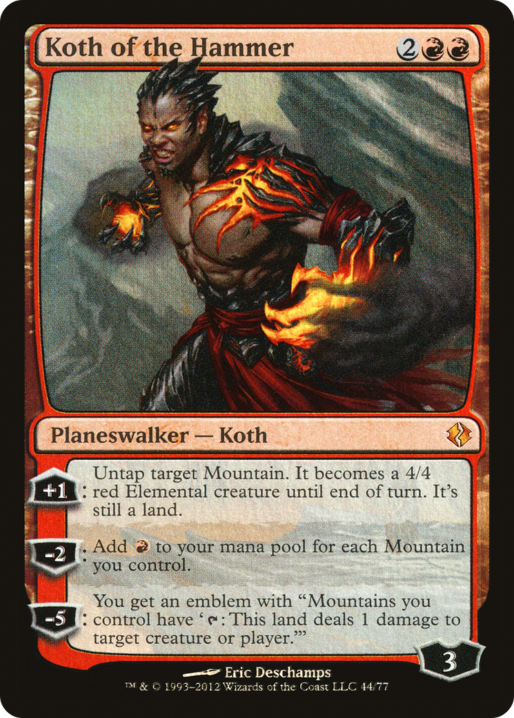 Koth of the Hammer (DDI-044)  - Duel Decks: Venser vs. Koth