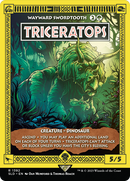 Triceratops - Wayward Swordtooth (SLD-1392) - Secret Lair Drop / Triceratops (Borderless)