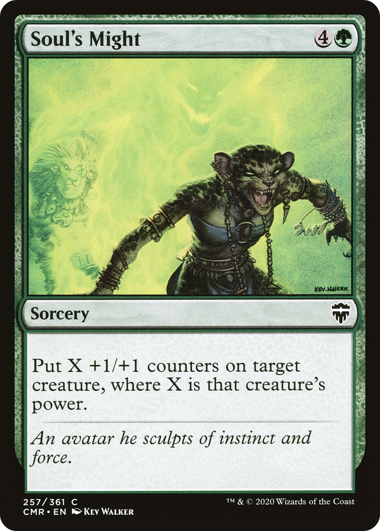 Soul's Might (CMR-257)  - Commander Legends