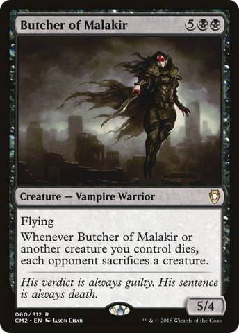 Butcher of Malakir (CM2-060)  - Commander Anthology Volume II