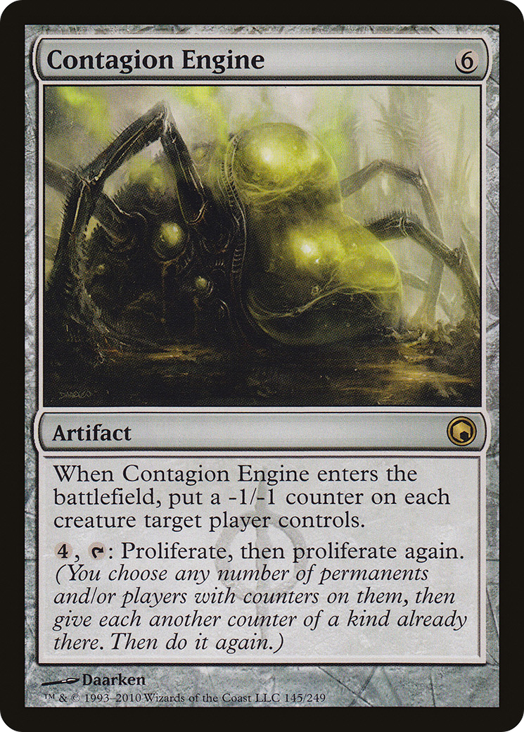 Contagion Engine (SOM-145)  Foil - Scars of Mirrodin