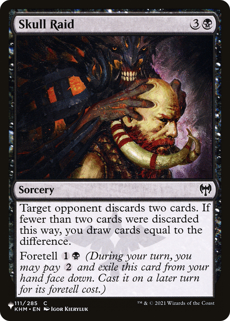 Skull Raid (LIST-KHM-111)  - The List
