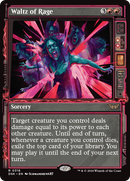 Waltz of Rage (Showcase) (DSK-318)  Foil - Duskmourn: House of Horror: (Showcase)