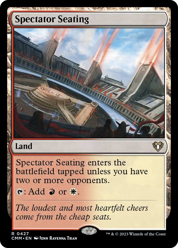 Spectator Seating (CMM-427)  Foil - Commander Masters